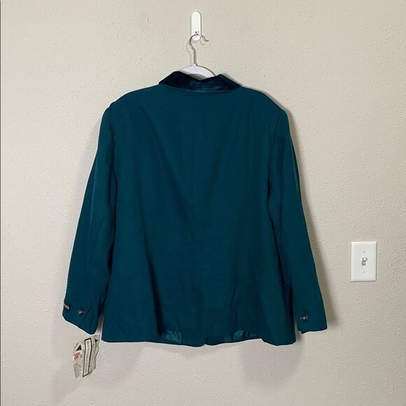 Vintage Koret Washable Wool Jacket Detachable Faux Fur Collare Women's Size 22W - Picture 7 of 10